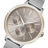 Hugo Boss Symphony Brown Dial Silver Mesh Bracelet Watch for Women - 1502423 Buy Now By Hugo Boss