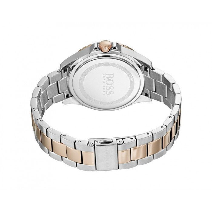Hugo Boss Hera Chronograph Silver Dial Two Tone Steel Strap Watch for Women - 1502446 Buy Now By Hugo Boss