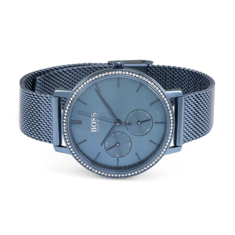 Hugo Boss Infinity Blue Dial Blue Mesh Bracelet Watch for Women - 1502518 Buy Now By Hugo Boss