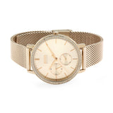 Hugo Boss Infinity Carnation Gold Dial Gold Mesh Bracelet Watch for Women - 1502519 Buy Now By Hugo Boss