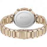 Hugo Boss Flawless Quartz White Dial Gold Steel Strap Watch for Women -1502531 Buy Now By Hugo Boss