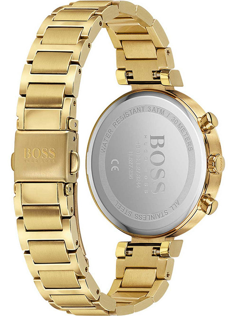 Hugo Boss Grand Course Gold Dial Gold Steel Strap Watch for Women - 1502584 Buy Now By Hugo Boss
