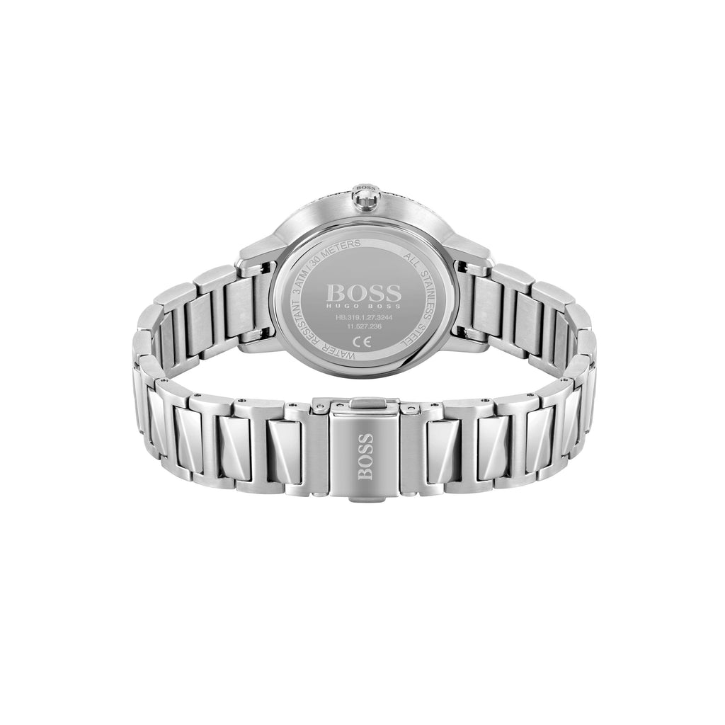 Hugo Boss Signature Silver Dial Silver Steel Strap Watch for Women - 1502539 Buy Now By Hugo Boss