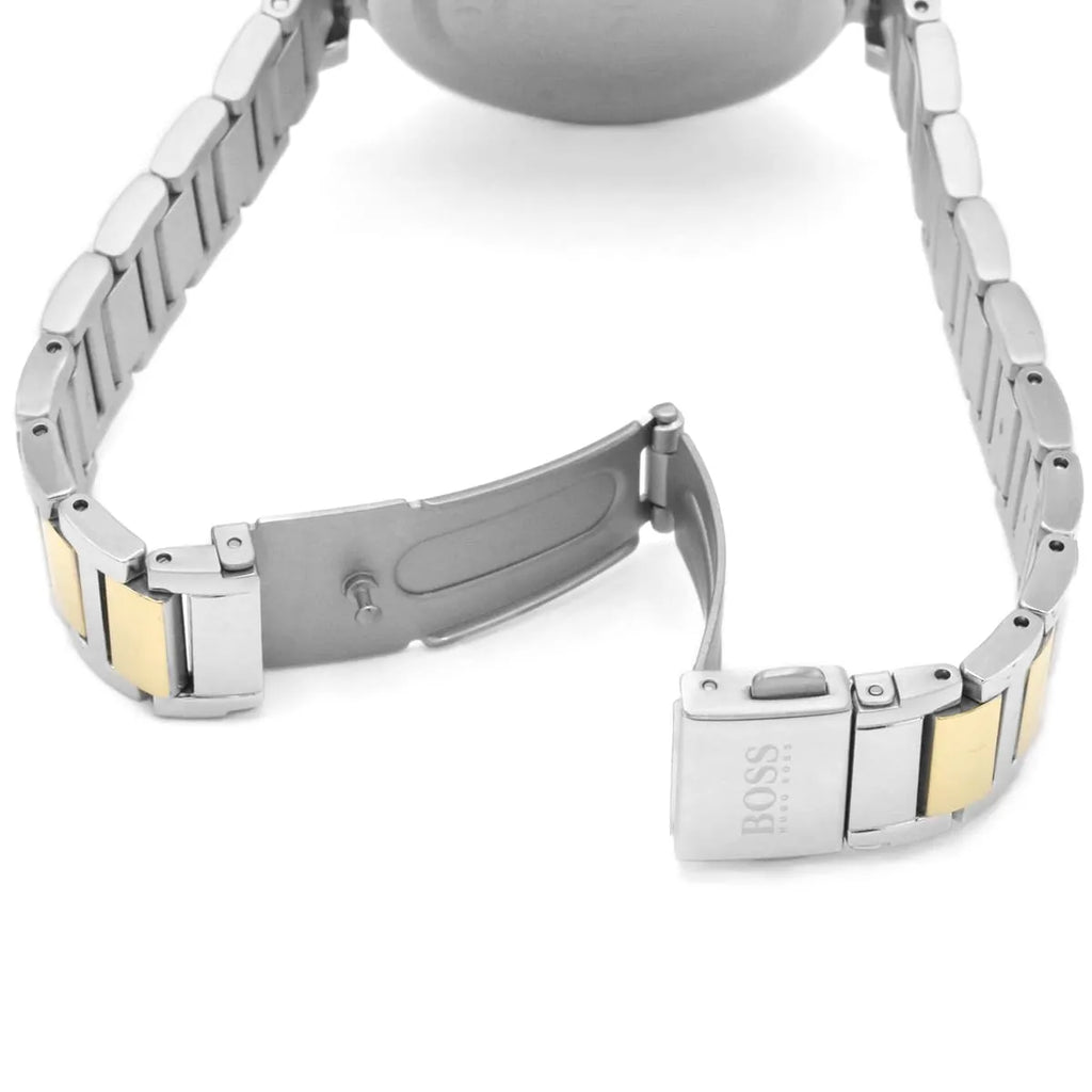 Hugo Boss Allusion Quartz Silver Dial Two Tone Steel Strap Watch For Women - 1502417 Buy Now By Hugo Boss