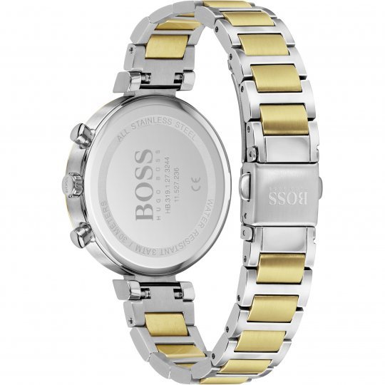 Hugo Boss Flawless Silver Dial Two Tone Steel Strap Watch for Women - 1502550 Buy Now By Hugo Boss