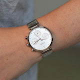 Hugo Boss Flawless Silver Dial Silver Mesh Bracelet Watch for Women -1502551 Buy Now By Hugo Boss