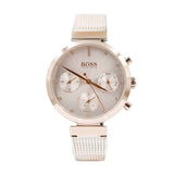 Hugo Boss Flawless White Dial Gold Mesh Bracelet Watch for Women - 1502553 Buy Now By Hugo Boss