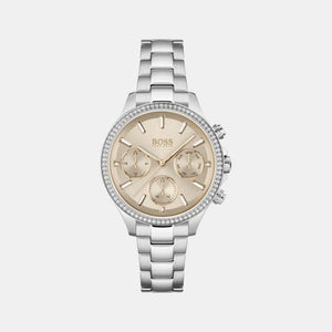 Hugo Boss Hera Rose Pink Dial Silver Steel Strap Watch for Women - 1502565 Buy Now By Hugo Boss