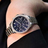 Hugo Boss Hera Blue Dial Gold Steel Strap Watch for Women - 1502566 Buy Now By Hugo Boss