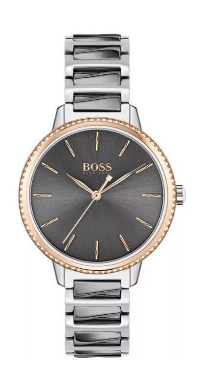 Hugo Boss Signature Grey Dial Silver Steel Strap Watch for Men - 1502569 Buy Now By Hugo Boss