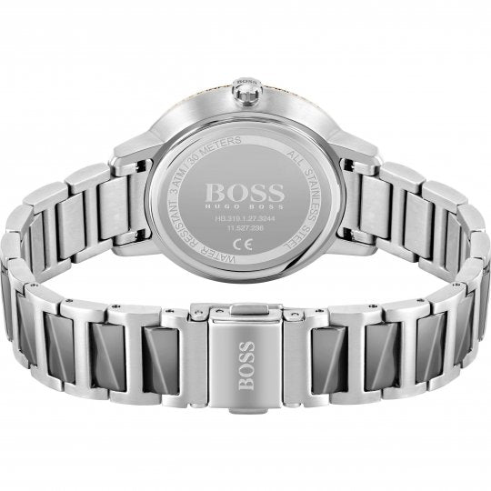 Hugo Boss Signature Grey Dial Silver Steel Strap Watch for Men - 1502569 Buy Now By Hugo Boss