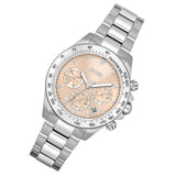 Hugo Boss Novia Pink Dial Silver Steel Strap Watch for Women - 1502615 Buy Now By Hugo Boss