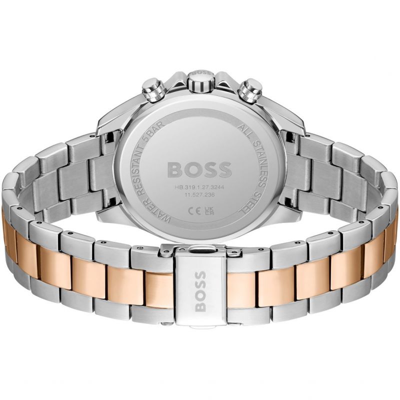 Hugo Boss Novia Brown Dial Two Tone Steel Strap Watch for Women - 1502617 Buy Now By Hugo Boss
