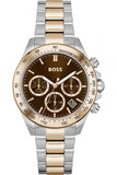Hugo Boss Novia Brown Dial Two Tone Steel Strap Watch for Women - 1502617 Buy Now By Hugo Boss