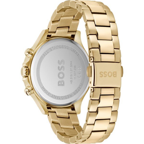 Hugo Boss Hera White Dial Gold Steel Strap Watch for Women - 1502628 Buy Now By Hugo Boss