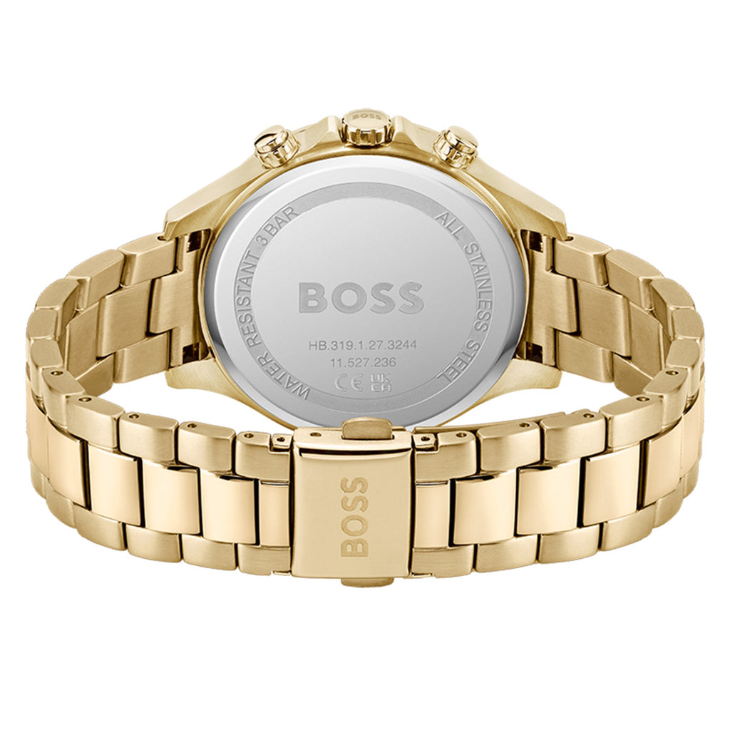 Hugo Boss Hera White Dial Gold Steel Strap Watch for Women - 1502628 Buy Now By Hugo Boss
