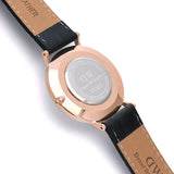 Daniel Wellington Classic Reading White Dial Black Leather Strap Watch For Women - DW00100041 Buy Now By Daniel Wellington