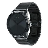 Movado Bold Black Dial Black Mesh Bracelet Watch For Men - 3600261 Buy Now By Movado