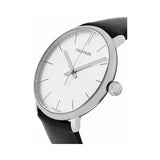 Calvin Klein High Noon Quartz White Dial Black Leather Strap Watch for Men - K8M211C6 Buy Now By Calvin Klein