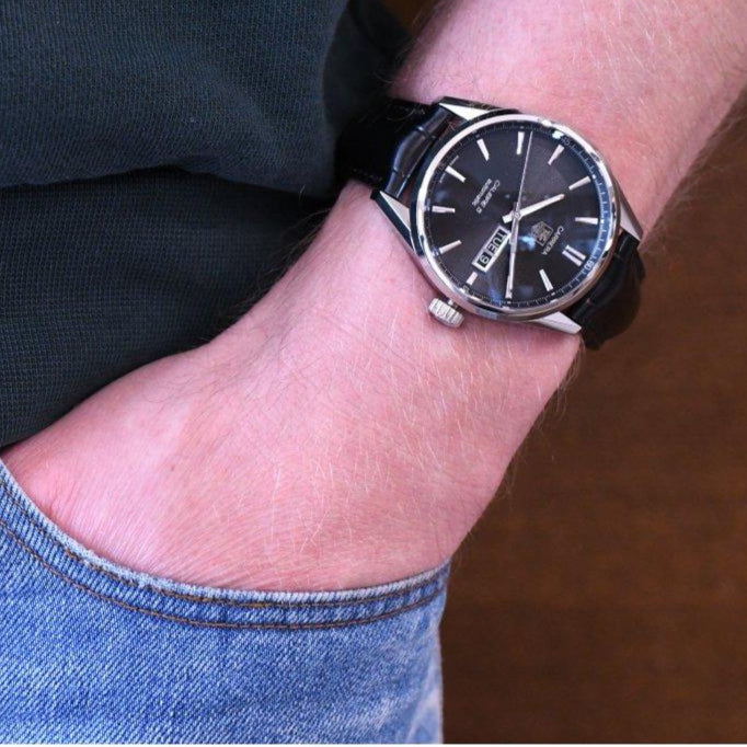 Tag Heuer Carrera Black Dial Watch for Men - WAR201A.FC6266