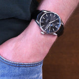 Tag Heuer Carrera Automatic 41mm Black Dial Black Leather Strap Watch for Men - WAR201A.FC6266 Buy Now By Tag Heuer