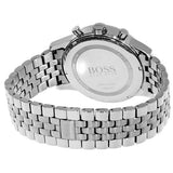 Hugo Boss Aeroliner Chronograph White Dial Silver Steel Strap Watch For Men - 1512445 Buy Now By Hugo Boss