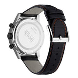 Hugo Boss Aeroliner Black Dial Black Leather Strap Watch for Men - 1512631 Buy Now By Hugo Boss