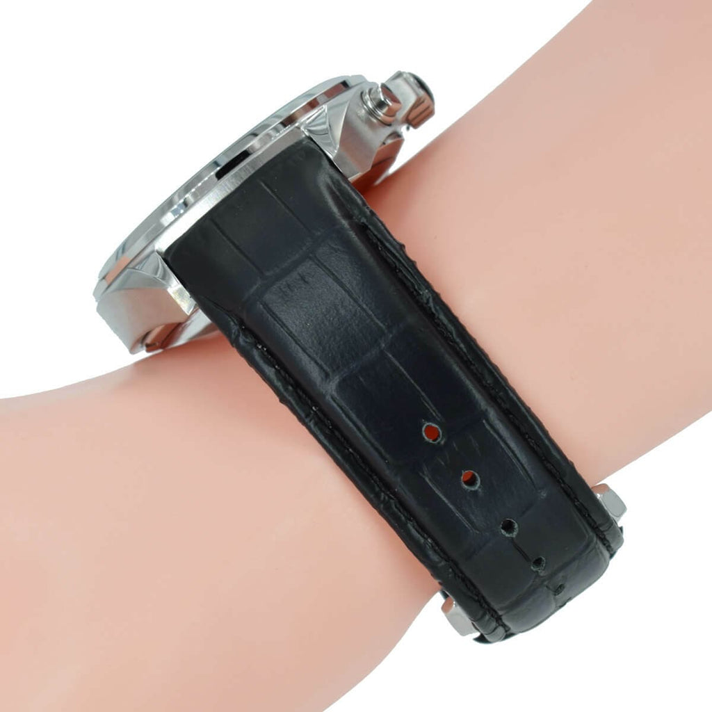 Hugo Boss Driver Blue Dial Black Leather Strap Watch for Men - 1512882 Buy Now By Hugo Boss