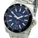 Gucci Dive Quartz Black Dial Silver Steel Strap Watch For Men - YA136301 Buy Now By Gucci