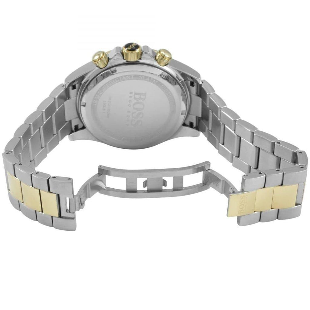 Hugo Boss Ikon Chronograph Silver Dial Two Tone Steel Strap Watch for Men - 1512960 Buy Now By Hugo Boss