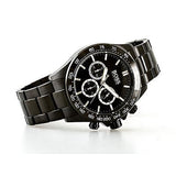 Hugo Boss Ikon Chronograph Black Dial Black Steel Strap Watch for Men - 1512961 Buy Now By Hugo Boss