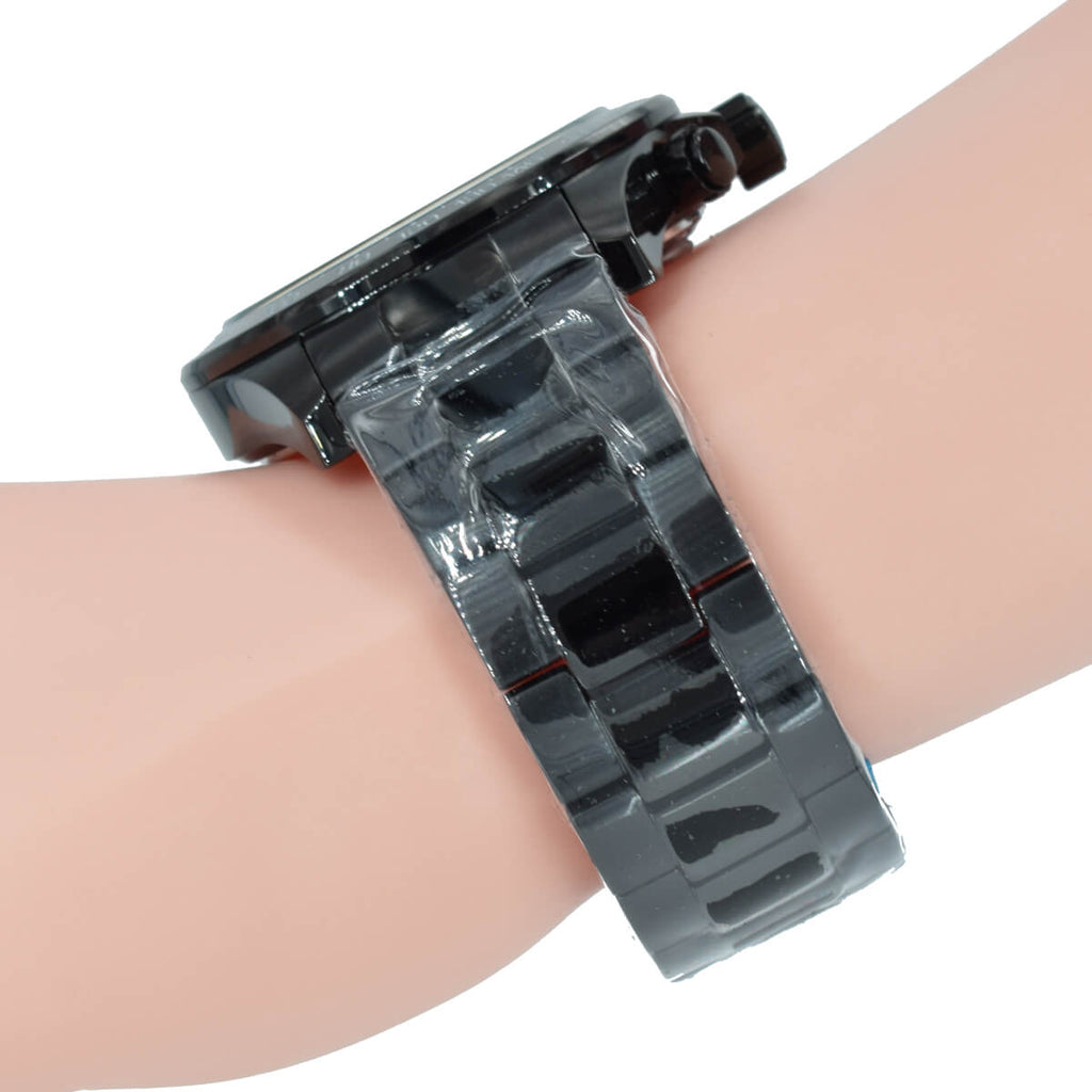 Hugo Boss Ikon Chronograph Black Dial Black Steel Strap Watch for Men - 1512961 Buy Now By Hugo Boss