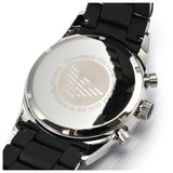 Emporio Armani Sportivo Chronograph Black Dial Black Strap Watch For Men - AR5858 Buy Now By Emporio Armani