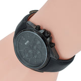 Hugo Boss Driver Chronograph Black Dial Black Leather Strap Watch For Men - HB1513061 Buy Now By Hugo Boss