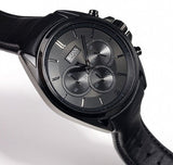 Hugo Boss Driver Chronograph Black Dial Black Leather Strap Watch For Men - HB1513061 Buy Now By Hugo Boss