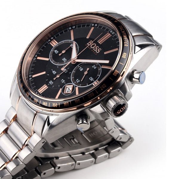 Hugo Boss Driver Sport Grey Dial Grey Steel Strap Watch for Men - 1513094 Buy Now By Hugo Boss