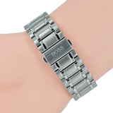 Hugo Boss Aeroliner Black Dial Silver Steel Strap Watch for Men - 1513181 Buy Now By Hugo Boss