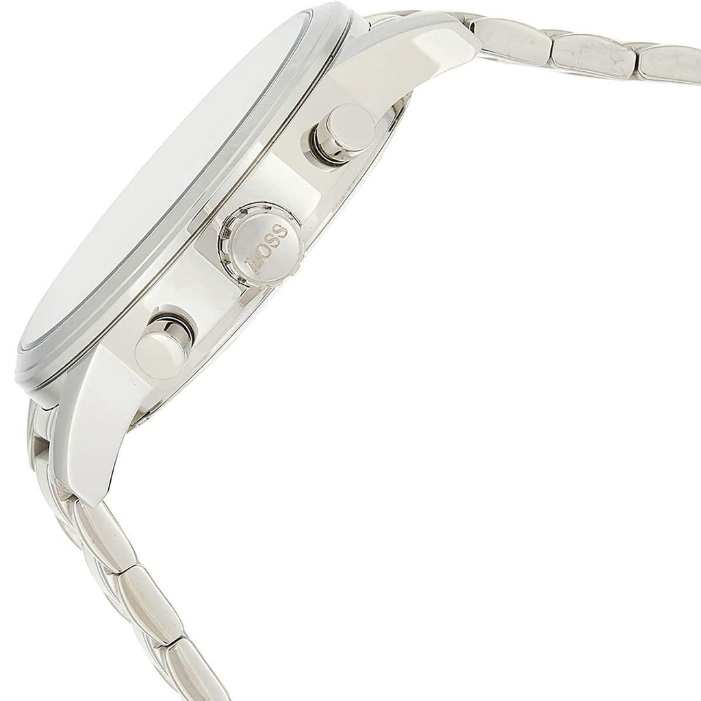 Hugo Boss Aeroliner Black Dial Silver Steel Strap Watch for Men - 1513181 Buy Now By Hugo Boss