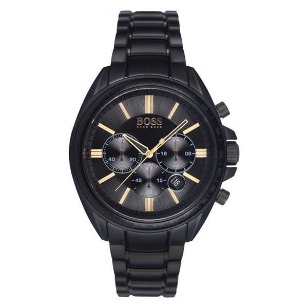 Hugo Boss Driver Black Dial Black Steel Strap Watch for Men - 1513277 Buy Now By Hugo Boss