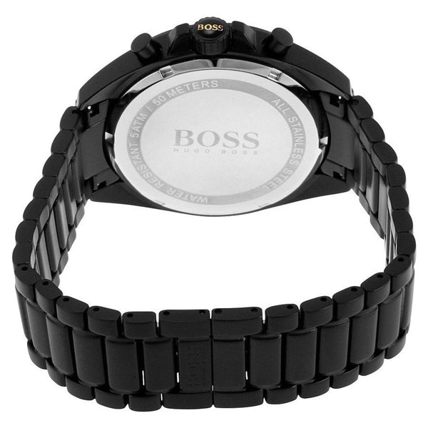 Hugo Boss Onyx Black Dial Black Steel Strap Watch for Men - 1513365 Buy Now By Hugo Boss