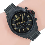 Hugo Boss Driver Black Dial Black Steel Strap Watch for Men - 1513277 Buy Now By Hugo Boss