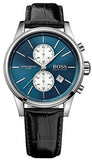 Hugo Boss Jet Blue Dial Black Leather Strap Watch for Men - 1513283 Buy Now By Hugo Boss