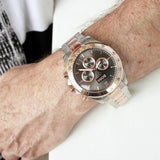 Hugo Boss Ikon Grey Dial Two Tone Steel Strap Watch for Men - 1513339 Buy Now By Hugo Boss