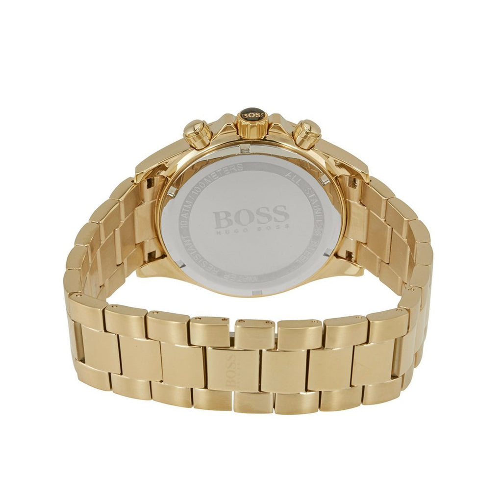 Hugo Boss Ikon Blue Dial Gold Steel Strap Watch for Men - 1513340 Buy Now By Hugo Boss