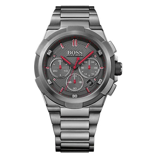 Hugo Boss Supernova Grey Dial Grey Steel Strap Watch for Men - 1513361 Buy Now By Hugo Boss