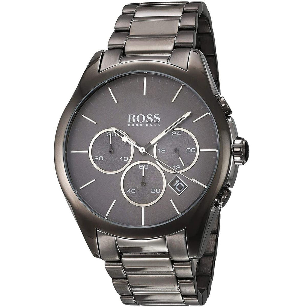 Hugo Boss Classic Grey Dial Grey Steel Strap Watch for Men - 1513364 Buy Now By Hugo Boss