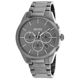 Hugo Boss Classic Grey Dial Grey Steel Strap Watch for Men - 1513364 Buy Now By Hugo Boss
