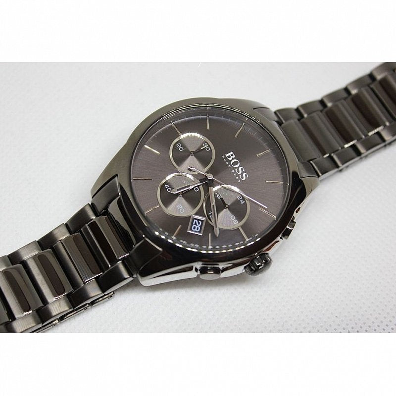 Hugo Boss Classic Grey Dial Grey Steel Strap Watch for Men - 1513364 Buy Now By Hugo Boss