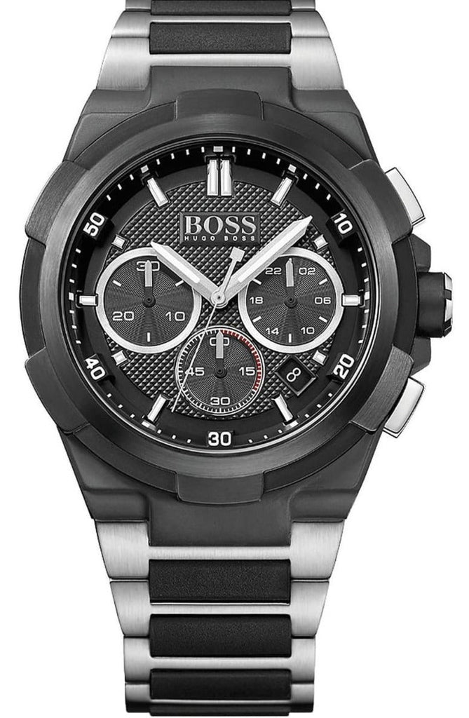 Hugo Boss Supernova Black Dial Two Tone Steel Strap Watch for Men - 1513368 Buy Now By Hugo Boss