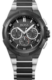 Hugo Boss Supernova Black Dial Two Tone Steel Strap Watch for Men - 1513368 Buy Now By Hugo Boss